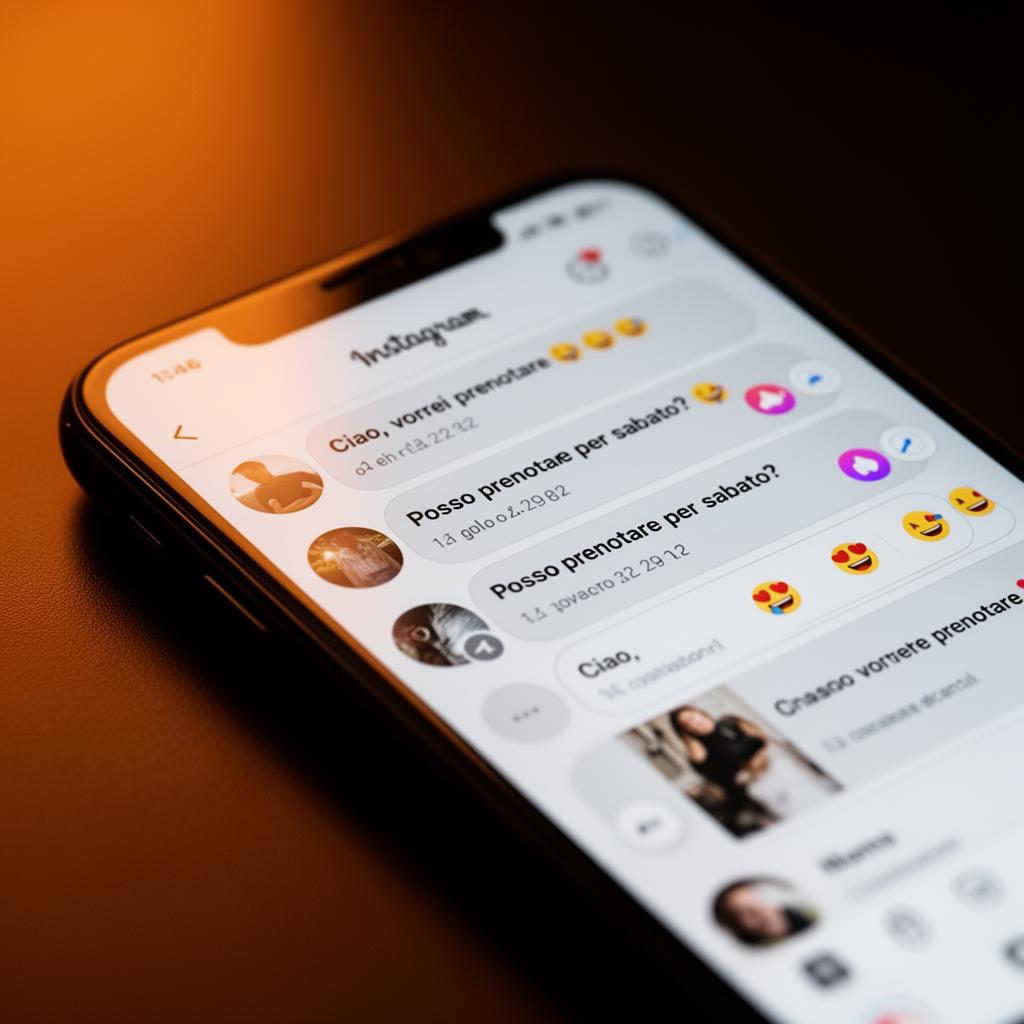 DM Instagram pieni di richieste di prenotazione